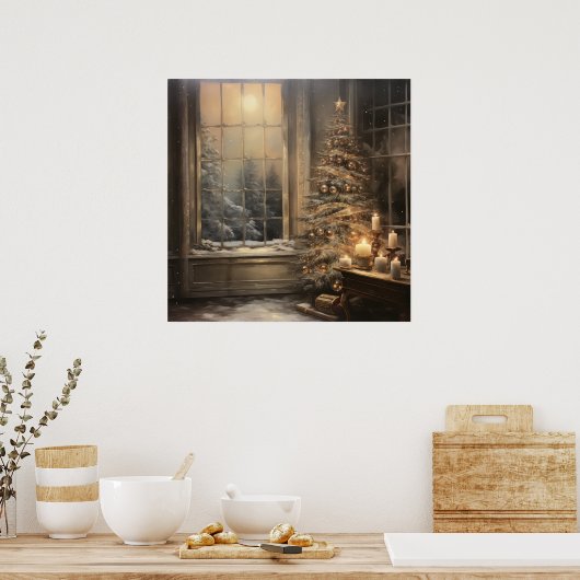 Poster de Noël Vintage (Cuisine)