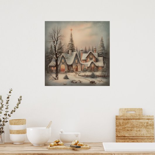 Poster de Noël Vintage (Cuisine)