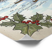 Poster de Noël Vintage (Coin)
