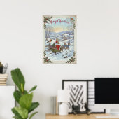 Poster de Noël Vintage (Bureau à domicile)