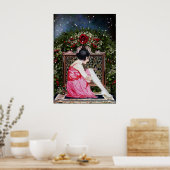 Poster de Noël vintage Flapper (Cuisine)