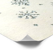 poster de Noël vintage sucre de canne rétro (Coin)