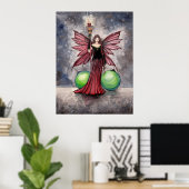 Poster de Noël Yule Fairy par Molly Harrison (Bureau à domicile)