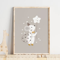 Poster de nom magique de la souris Star Baby | Imp