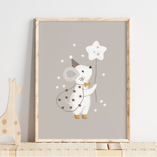 Poster de nom magique de la souris Star Baby | Imp