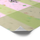 Poster de nom musical Sophia Pink Green (Coin)