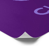 Poster de nom personnalisé Funny Octopus (Coin)