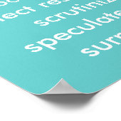 Poster De nombreuses façons de penser (Coin)