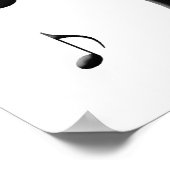 Poster de notes musicales bulgares (Coin)