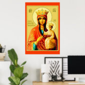 Poster de Notre-Dame de Czestochowa Vierge Marie (Bureau à domicile)