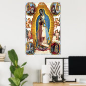 Poster de Notre-Dame de Guadalupe Visions (Bureau à domicile)