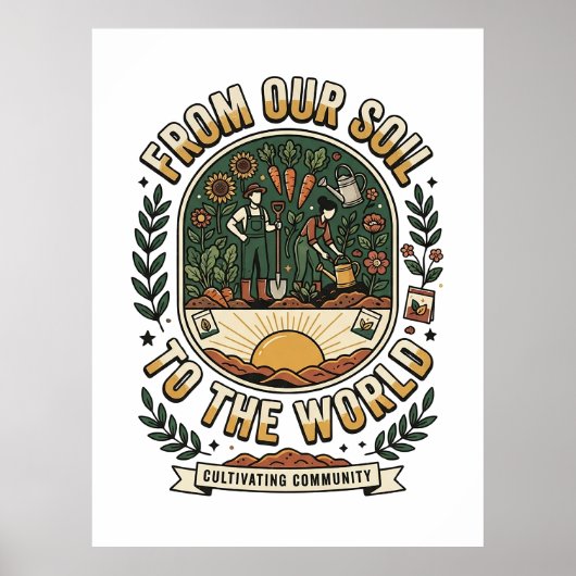 Poster De Notre Terre Au Monde (Devant)