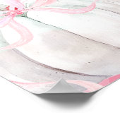 Poster de nourriture d'anniversaire de la fille Ci (Coin)