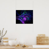 Poster de nuit Blacklight 16" x 20" (Cuisine)