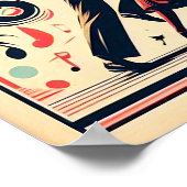 Poster de nuit de la danse vintage (Coin)