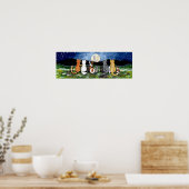 Poster de nuit de la famille des chats Navy Tabby (Cuisine)