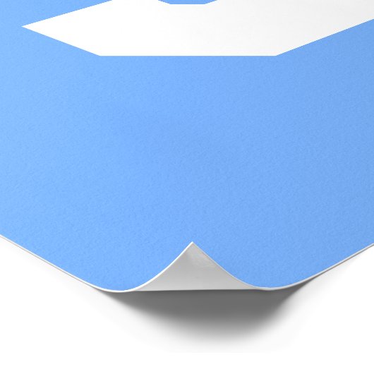 Poster de nuit de Lacrosse Team Light Blue (Coin)