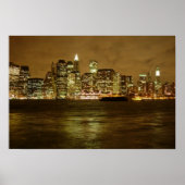 Poster de nuit de New York/Imprimer (Devant)