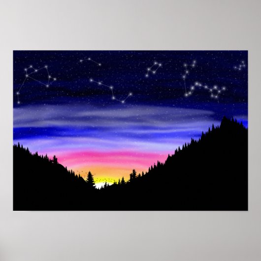 Poster de nuit Diamond (Devant)