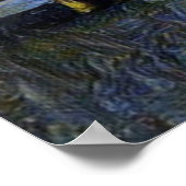 Poster de nuit du pont Mackinac (Coin)