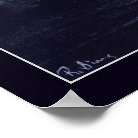 Poster de nuit le plus sombre (Coin)