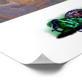 Poster de nuit sur la Lune (Coin)