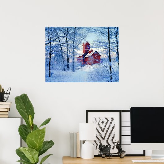 POSTER De oude Rode Mill (Thuiskantoor)