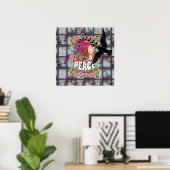 Poster de paix (Bureau à domicile)