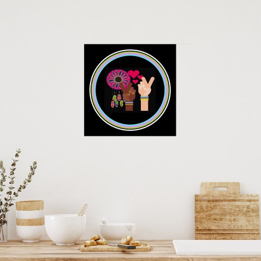 Poster de paix (Cuisine)