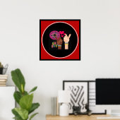 Poster de paix (Bureau à domicile)