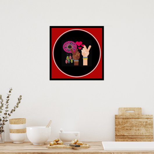 Poster de paix (Cuisine)