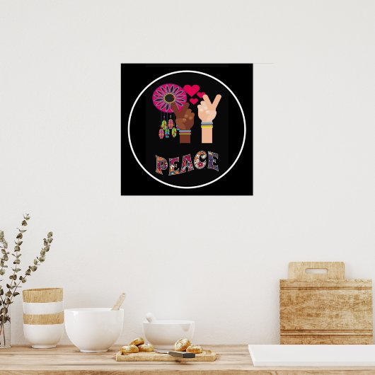 Poster de paix (Cuisine)