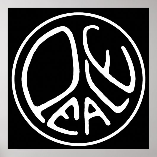 Poster de paix (Devant)