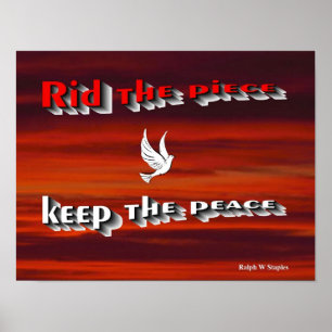Poster de paix