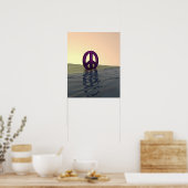 Poster de paix sur un Art numérique de plage (Cuisine)