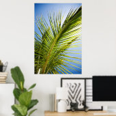Poster de palmier/imprimé de toile (Bureau à domicile)