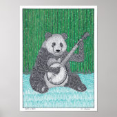 Poster de Panda sur Banjo (Devant)