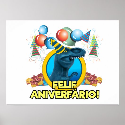 Poster de papel Festa Dinofauro (Voorkant)