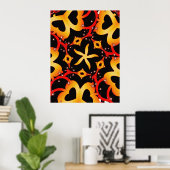 Poster de papillon Abstrait (Bureau à domicile)