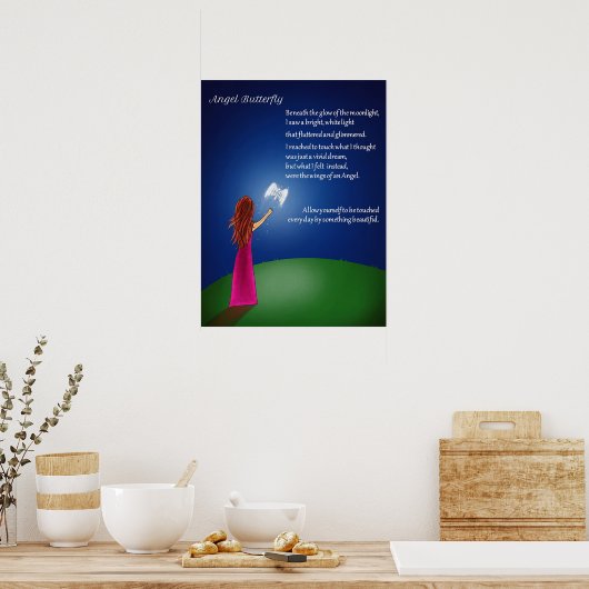 Poster de papillon Angel (Cuisine)