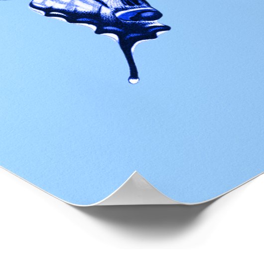 Poster de papillon bleu (Coin)