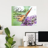 Poster de papillon de nouveau né (Bureau à domicile)