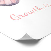 Poster de papillon rose clair Coquette Balletcore (Coin)