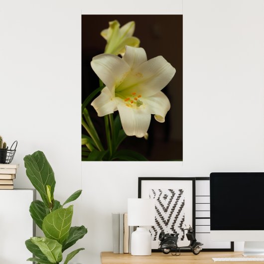 Poster de Pâques Lily (Bureau à domicile)