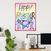 Poster De Pâques Très Coloré (Bureau à domicile)