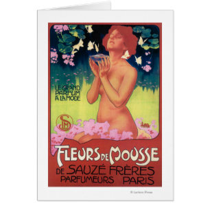 Poster de parfum Fleurs de Mousse