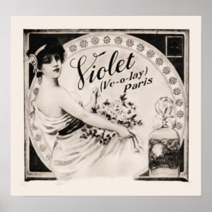 Poster de parfum vintage
