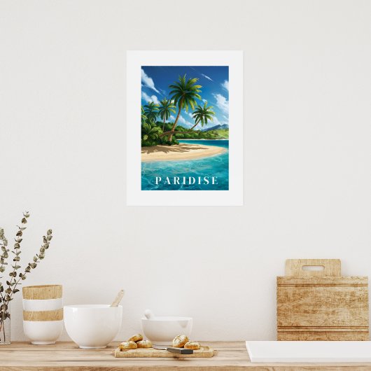 Poster de Paridise Tropical Beach (Cuisine)