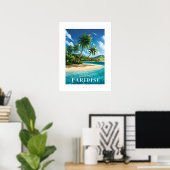 Poster de Paridise Tropical Beach (Bureau à domicile)