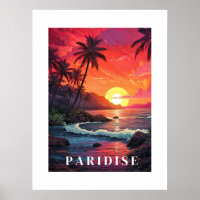 Poster de Paridise Tropical Beach